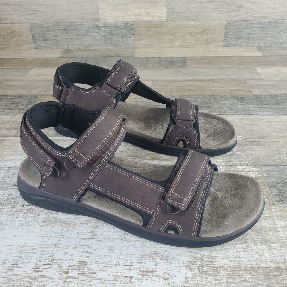 Dockers Bradburn Sport Sandals Mens Sz 14 Supreme Comfort Hook & Loop